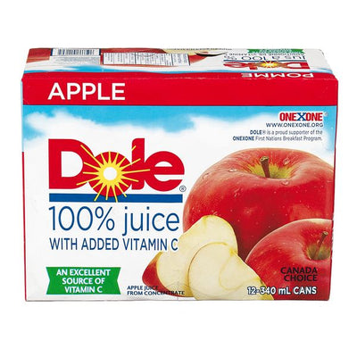Dole Juice Apple 340ML 12Pk [12 s]