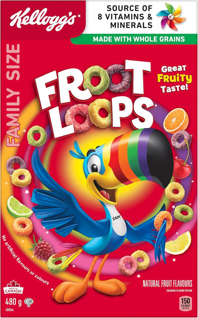 Kellogg Cereal Froot Loops [480 g]