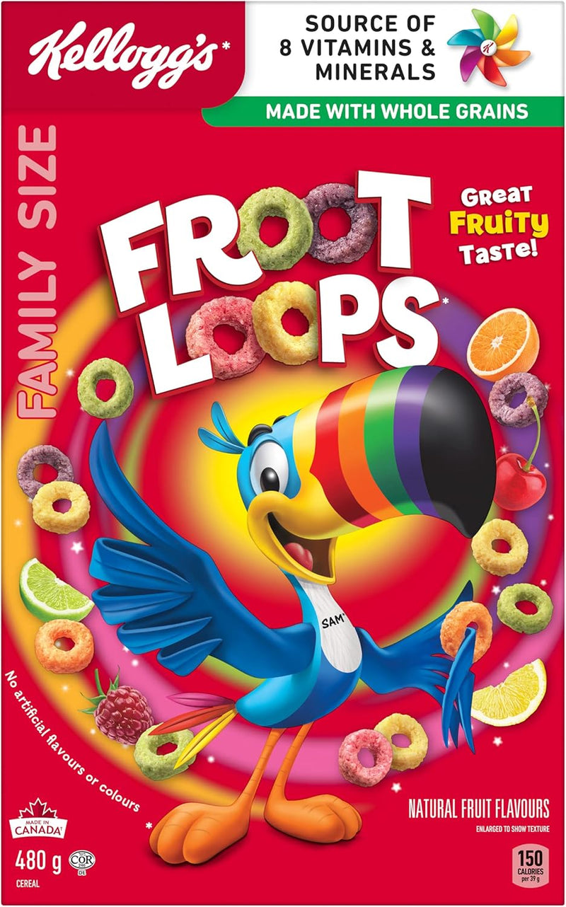 Kellogg Cereal Froot Loops [480 g]