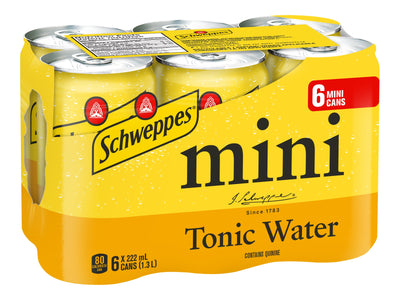 Schweppes Tonic Water Mini 6s [222 ml]