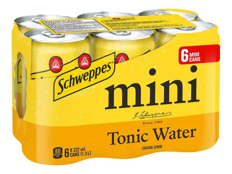 Schweppes Tonic Water Mini 6s [222 ml]
