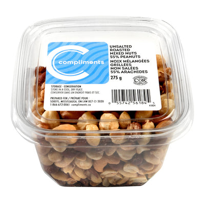 Comp Roated Unsalted Nut Mix [275 g]