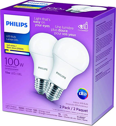 Philips 14.5W LED Soft White [2 ea]