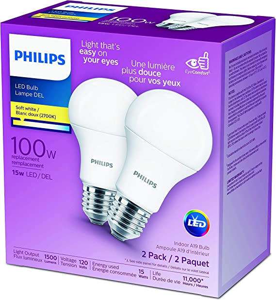 Philips 14.5W LED Soft White [2 ea]