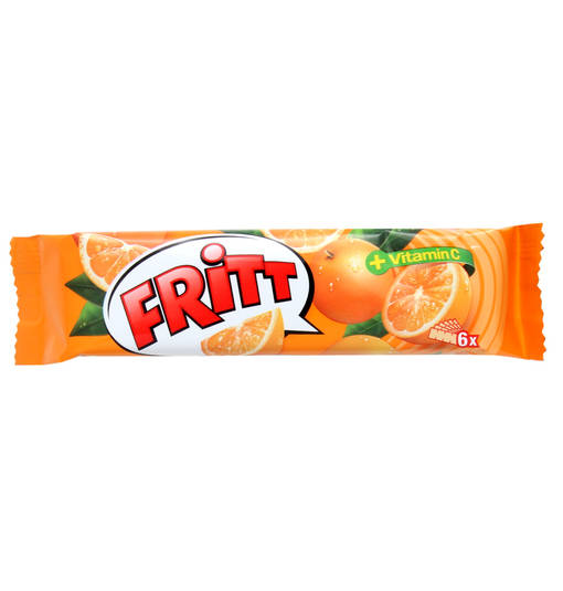 Fritt Orange Chewy Candy Sticks, 6 ct