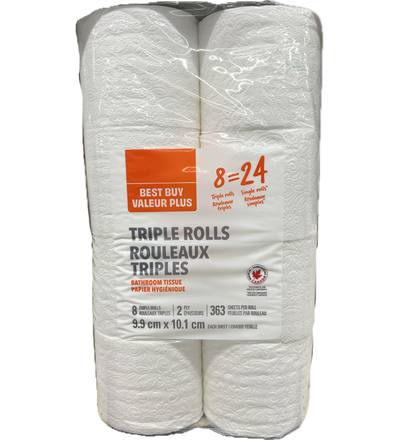 BestBuy Bath Tissue Triple 2P [8 pcs]