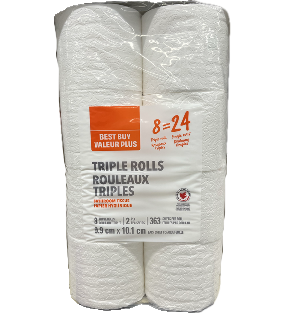 BestBuy Bath Tissue Triple 2P [8 pcs]