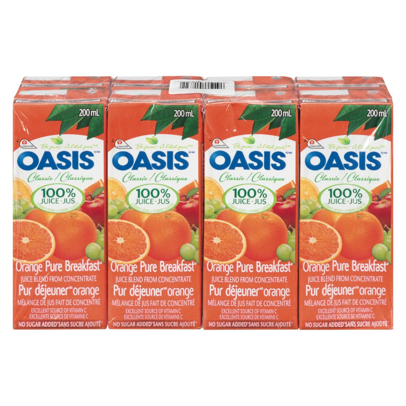 Oasis Pure Brkfst Fruit Juice [8 s]