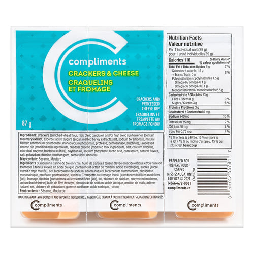 Comp Snack Crackers & Dip [29 g]