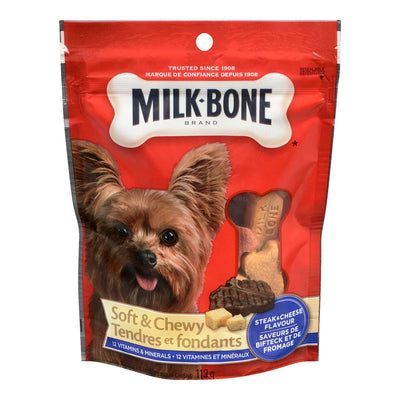Milk-Bone Soft&Chewy Steak&Chs [113 g]