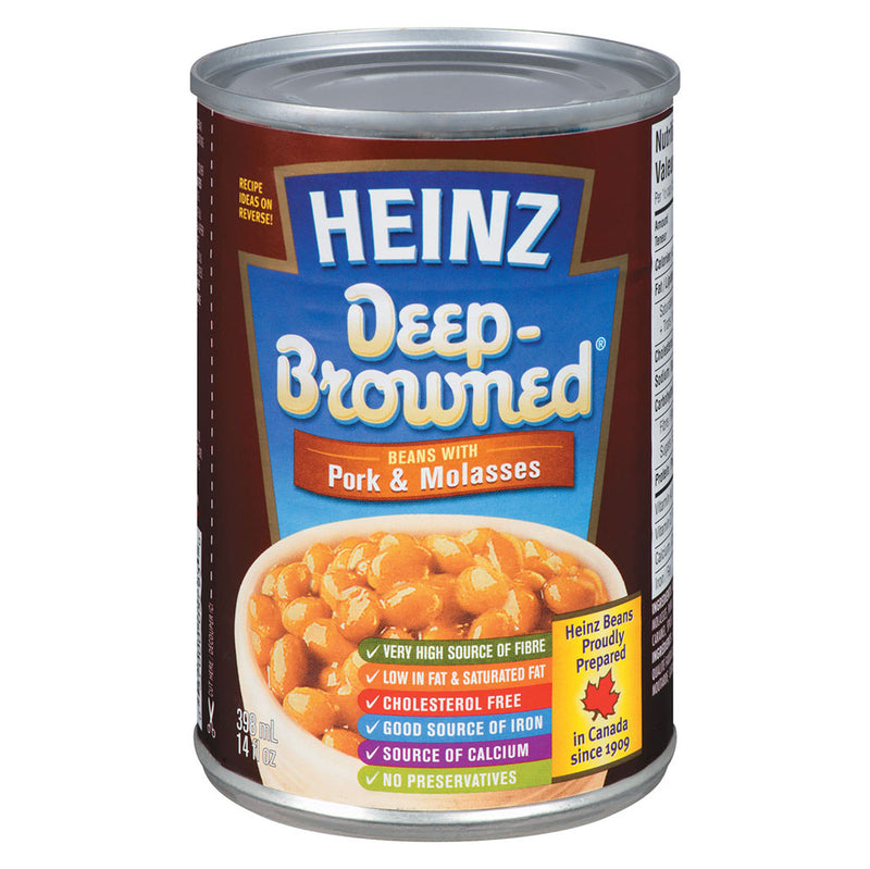 Heinz Deep Br Beans Pork/Molla [398 ml]
