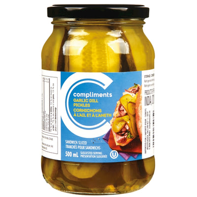 Comp Pickles Stackers Garlic [500 ml]