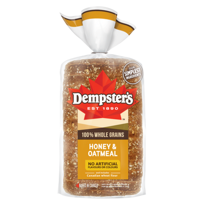 Dempster Honey Oats Bread [600 g]