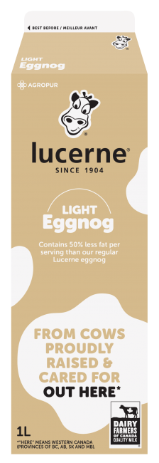 Lucerne Egg Nog Light,  1L