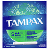 Tampax Cardboard Applicator Unscented Super Absorbency Tampons, 20 tampons