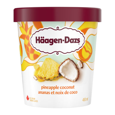 HaagnDaz IceCrm Pineapl C/Nut [450 ml]