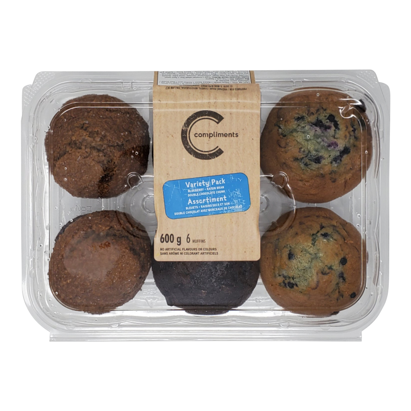 Comp Muffin Variety 6Pk [6 s]