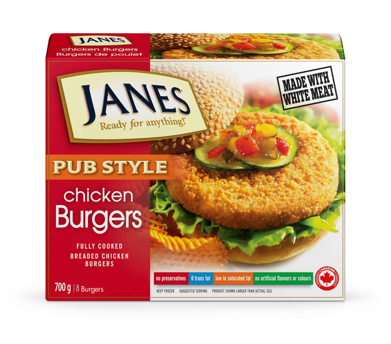 Janes Brd Flly Ckd Chkn Brgrs [700 g]