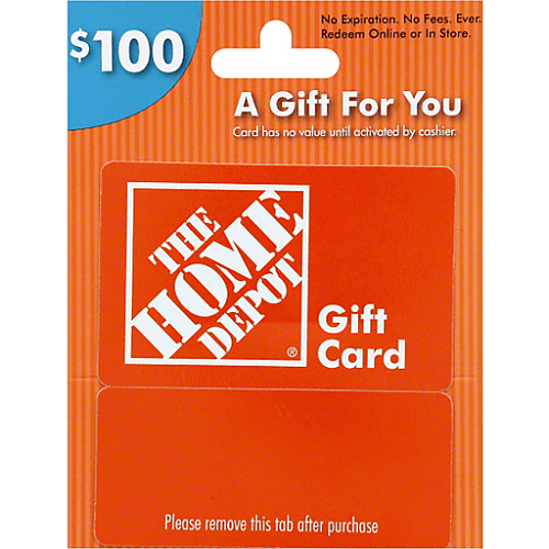 Home Depot $100 [1 ea]