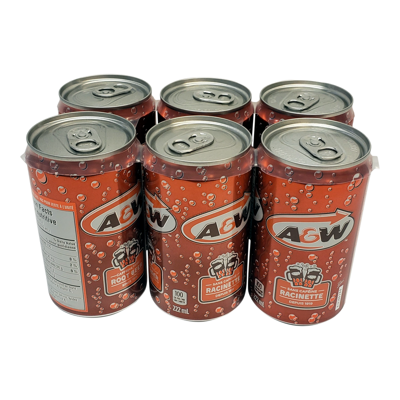 A&W Root Beer 6pk Mini [2000 ml]