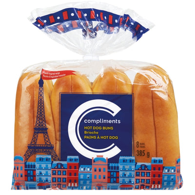 Comp Brioche Hot Dog Buns [8 s]