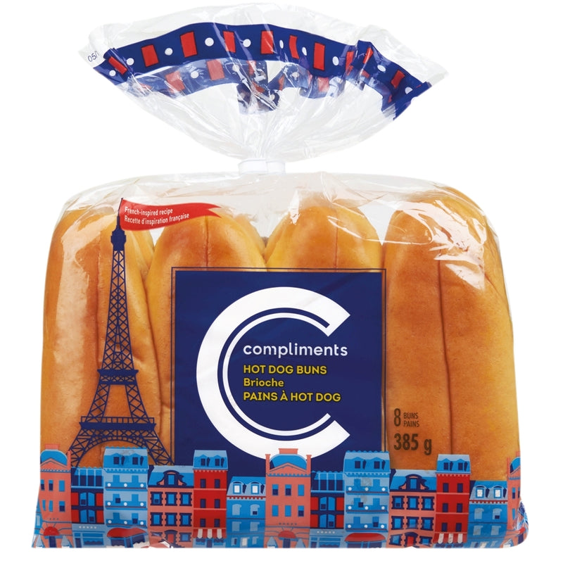 Comp Brioche Hot Dog Buns [8 s]