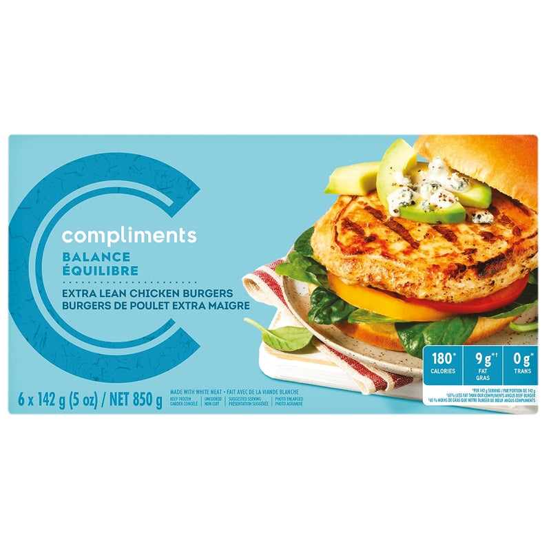 Comp Xtra Lean Chicken Burgers [850 g]