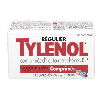 TYLENOL REG STR TABS [24 S]