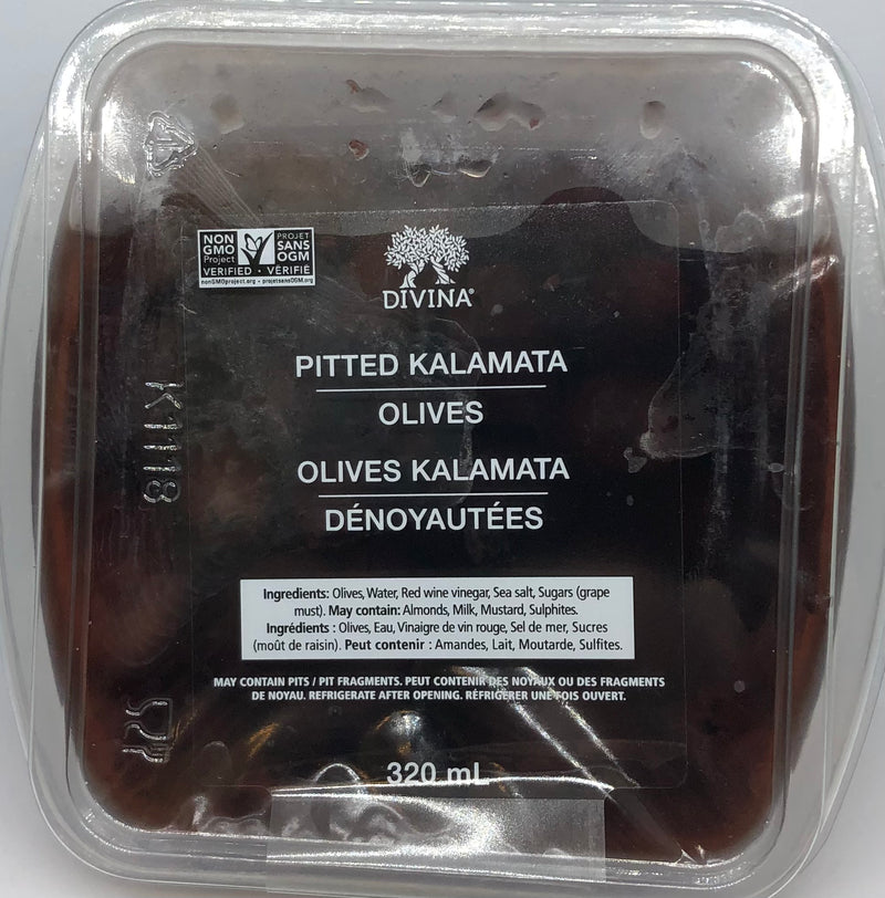 Divina Pitted Kalamata Olives [220 ml]