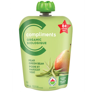CompOrg Green Beans&Pear Puree [128 ml]