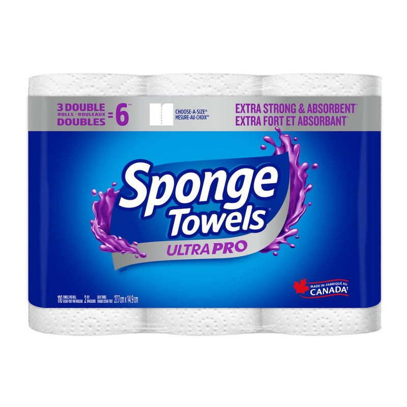 SpongTwl Paper Towel Ult 2 Ply [3 ea]