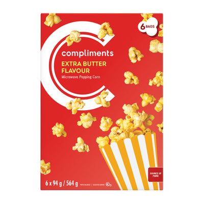 Comp Popcorn Extra Butter 6Pk [564 g]