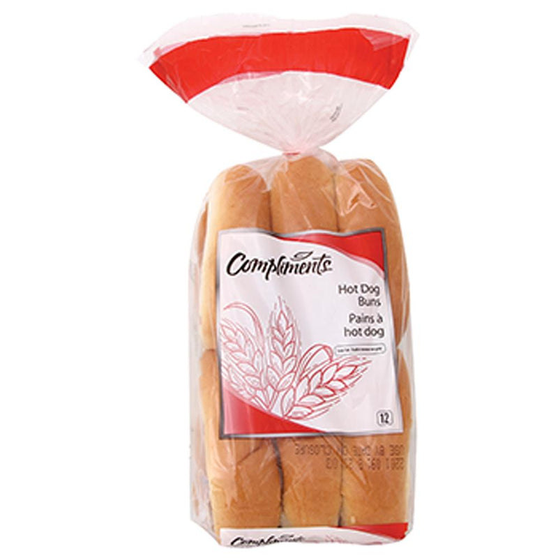 Compliments Hot Dog Buns [12 s]