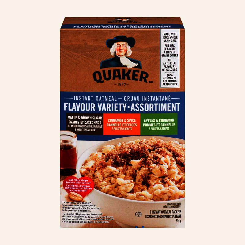 Quaker Instant Oatmeal 3 Flvr [314 g]