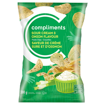 Comp Sour Crm & Onion Chips [200 g]