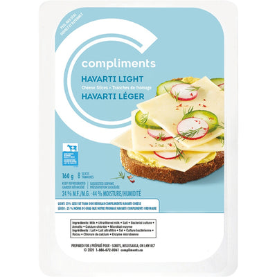 Comp Havarti Light Sliced [160 g]