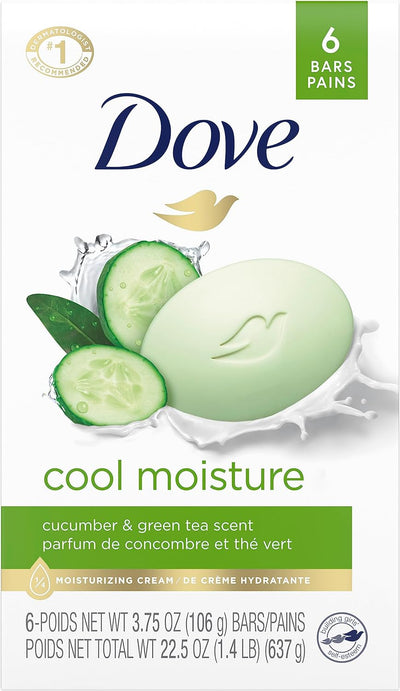 Dove Cool Moisture Bars 6pk [6 s]