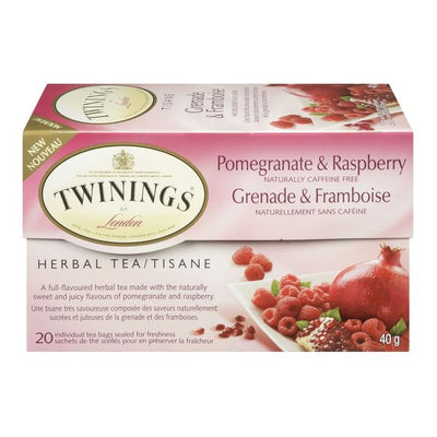 Twinings Pomegranate Raspberry Herbal Tea, 40 g