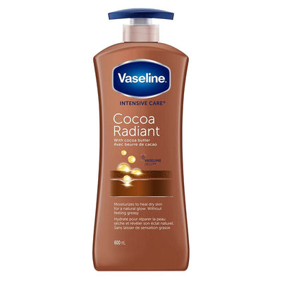 Vaseline Cocoa Radiant Cocoa Butter Lotion, 600 mL