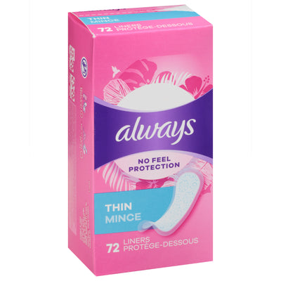 Always Pantyliner Reg UnScnt L [72 s]