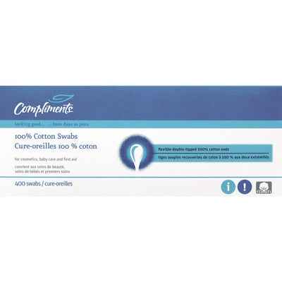 Comp Cotton Swabs [400 ea]