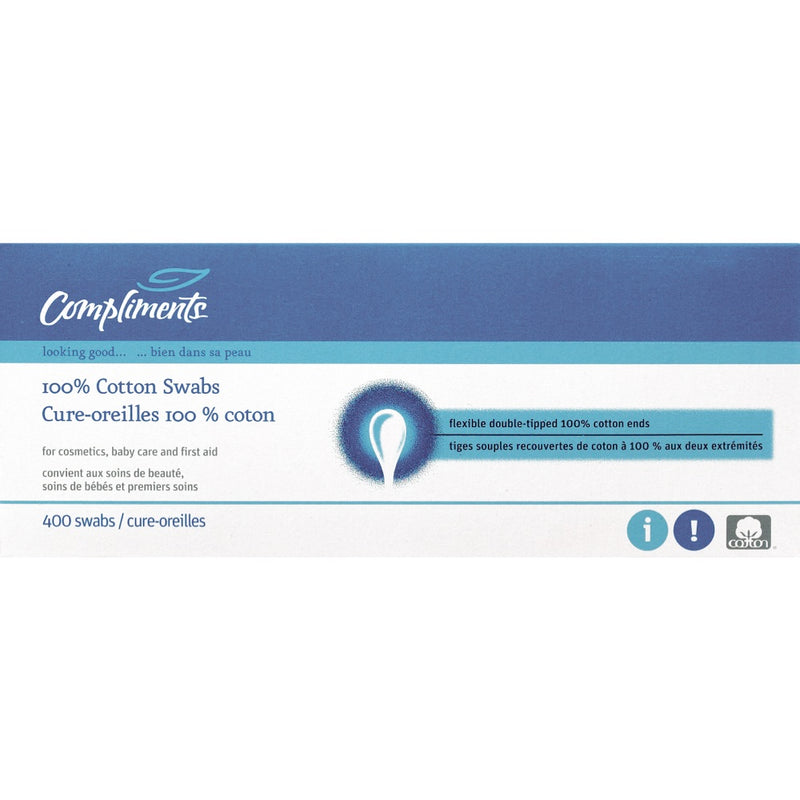 Comp Cotton Swabs [400 ea]