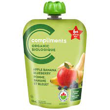 CompOrg App Bnna Blbry Puree [128 ml]