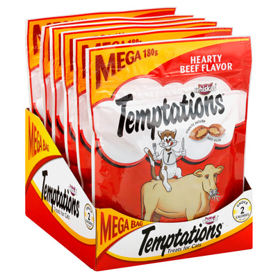 Whiskas Temptations Beef Flavr [180 g]