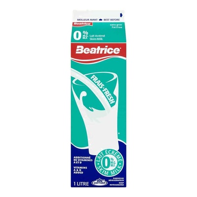 Beatrice Skim Milk 1L