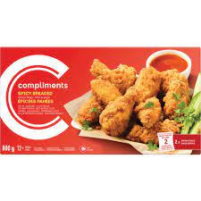 Comp Wings Chicken Brd Spcy [800 g]