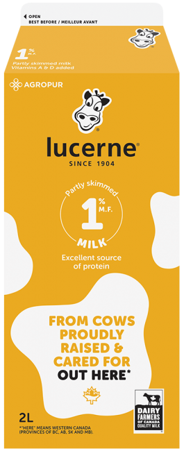 Lucerne 1% Milk [2 ltr]