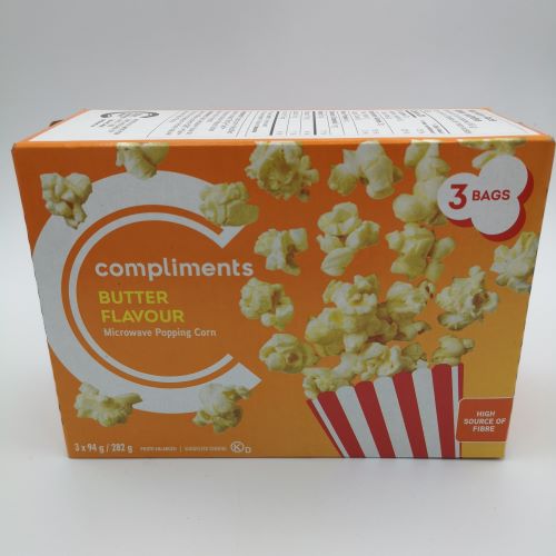 Comp Popping Corn Natural Mwav [240 g]