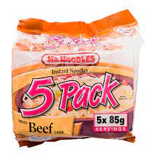 MrNoodle Soup Beef 5Pk [425 g]