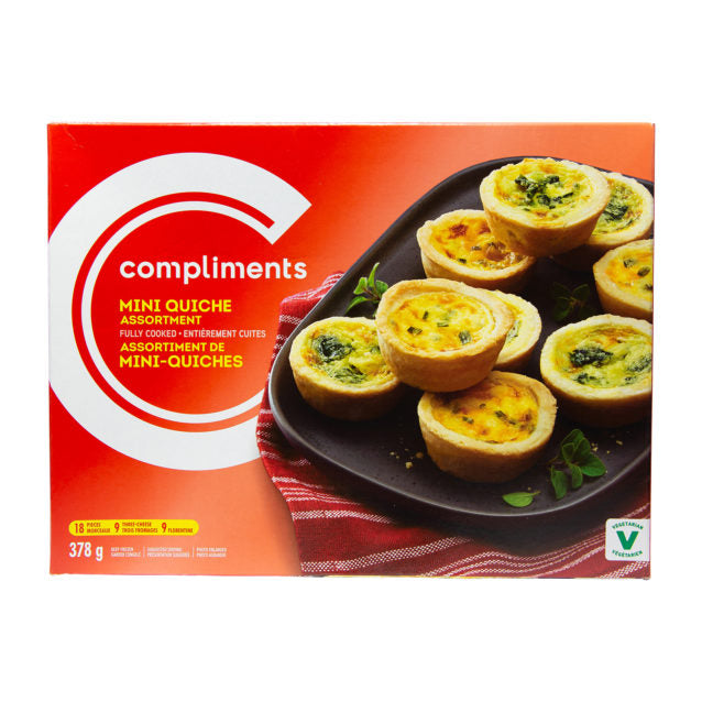 Comp Mini Quiche Assortment [378 g]